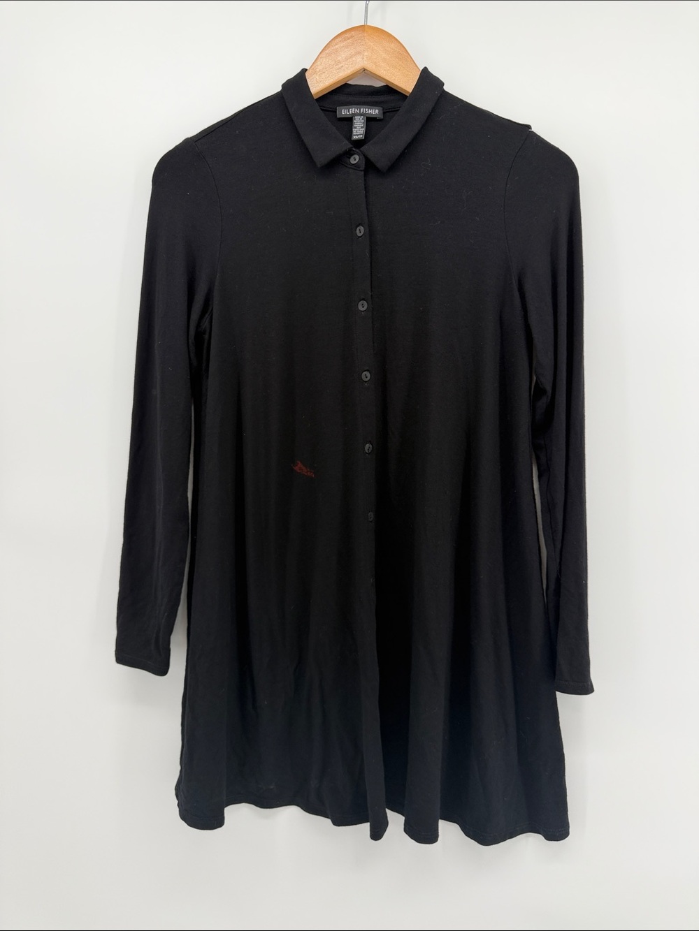 Eileen Fisher Viscose Tunic Button Down XS A1